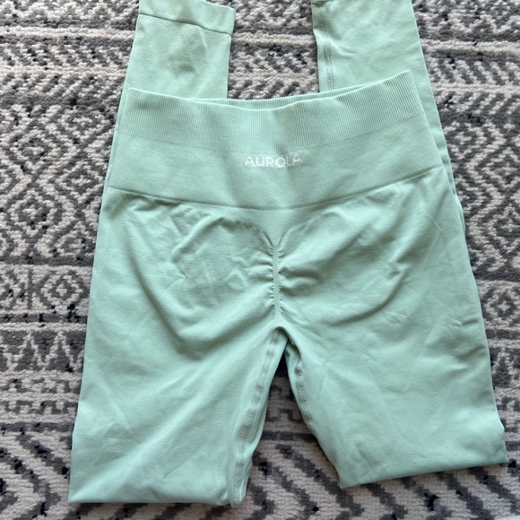 Aurola Pants - Aurola Pastel Green Leggings